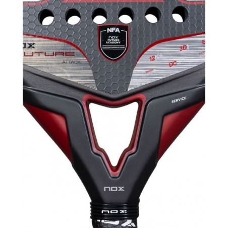 Pala de Padel Nox Future Attack 12k Alum 2025