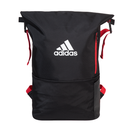 Mochila Adidas Multigame Negro Rojo...